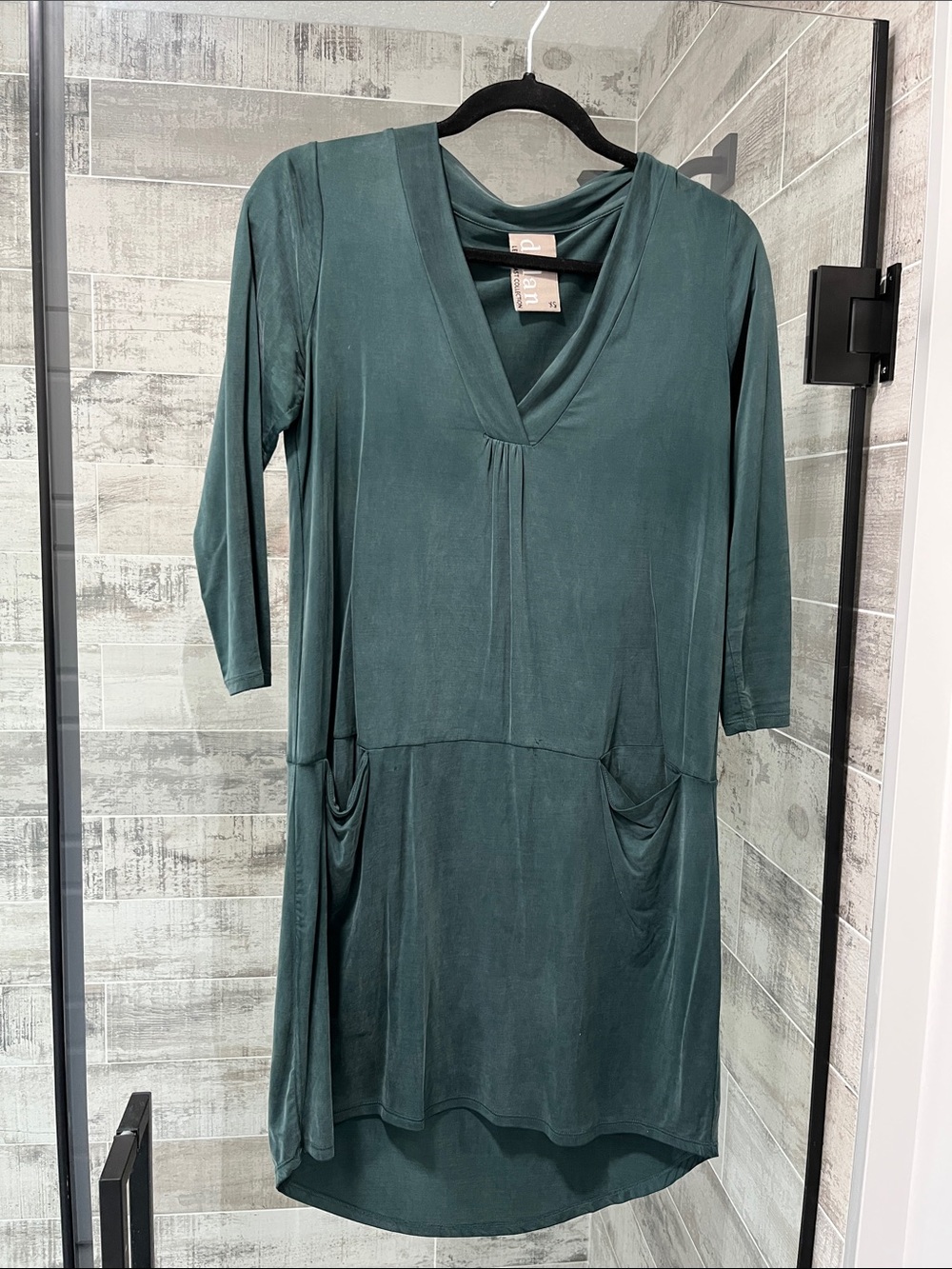 dolan Teal V-Neck Tunic